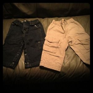 BUNDLED Toddler Gap and Old Navy cargo pants 18 mo