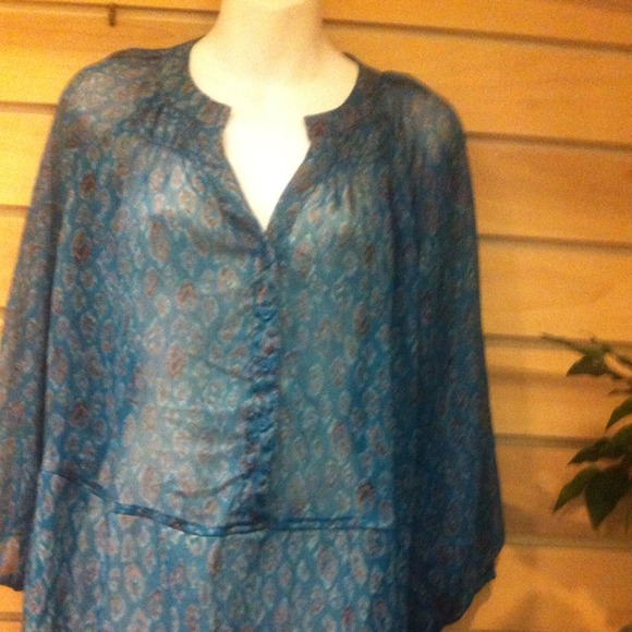 Sheer blouse