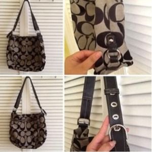 Authentic coach "hobo" bag