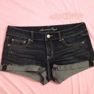 Reduced!! American eagle denim glittery shorts !