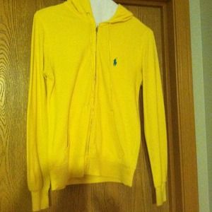 Yellow Polo Hoodie, Size S