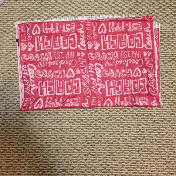 authentic COACH scarf 🎀