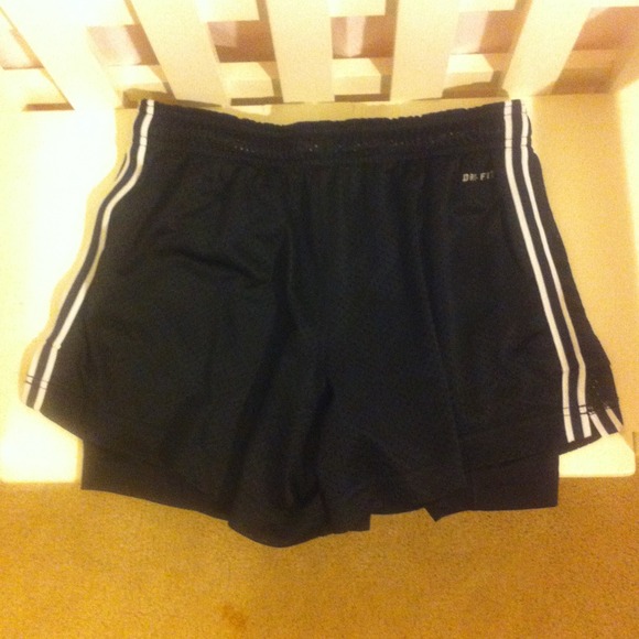 Nike black shorts with white stripes down sides. - Picture 4 of 4