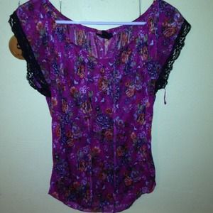 Adorable sheer blouse!