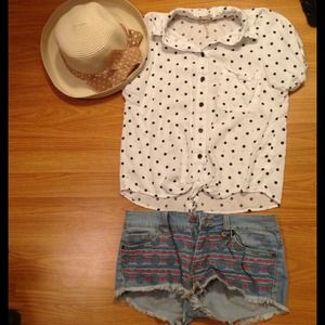 A cute summer dotted shirt