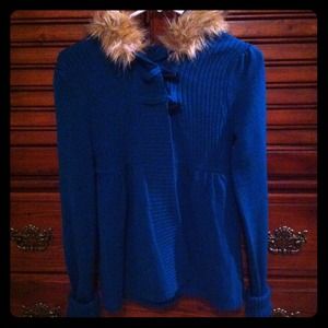 Blue sweater