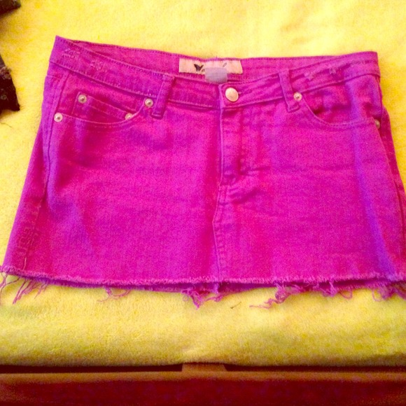 Mini jean skirt💜💗 - Picture 1 of 4