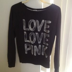 Love love Pink sweat shirt