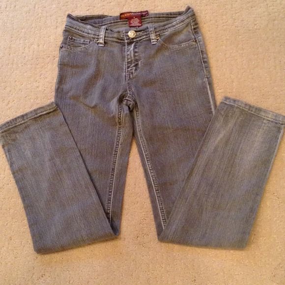 Girls Light Gray Denim Jeans