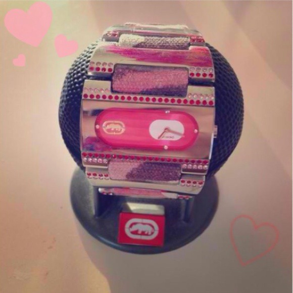 Marc Eckō Pink Camouflage Watch