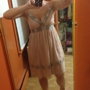 New pink dress with tribal print pinky brand