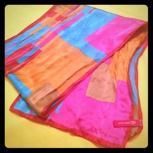 SOLD Anne Klein silk scarf