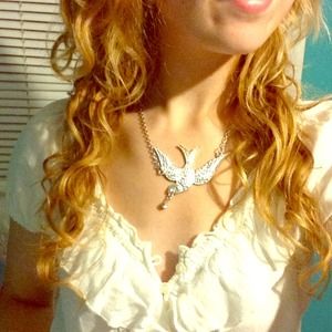 •Reduced• Silver Bird Necklace