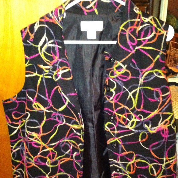 Stylish vest by C.J. Banks. In like new condition