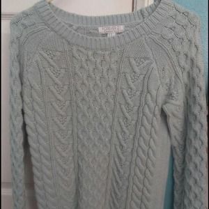 Mint knitted sweater