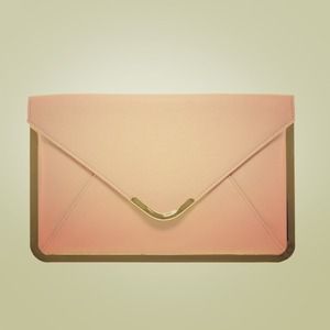 PRICE-CUT! $10 ASOS metal frame clutch pink
