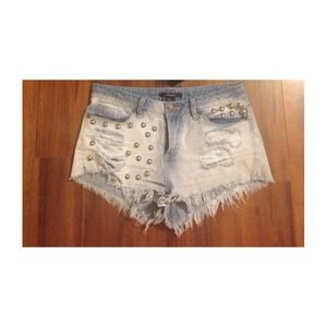 Ombre High waisted shorts