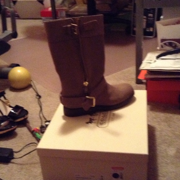 Brand new Coach riding boots