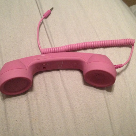 Pink phone speaker