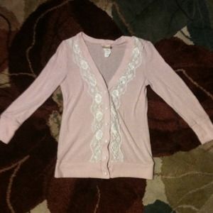Lace sweater