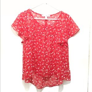 **SOLD!!** Sheer Top