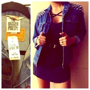 NWT $268 LF Vintage Levi Stud Jacket
