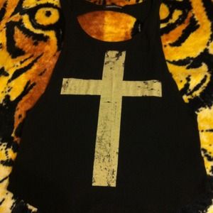 Small/Medium Foreign Exchange cross tank top
