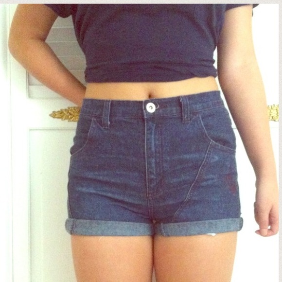 Baby Phat Denim - Baby phat high waisted shorts