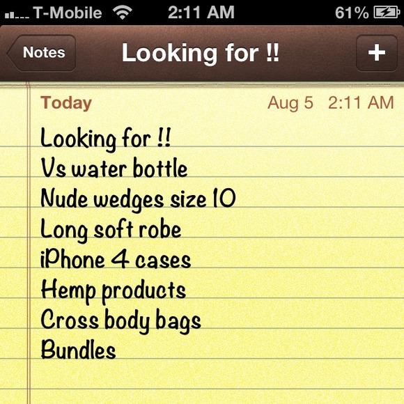 Things I'm looking for help me out 😘😚