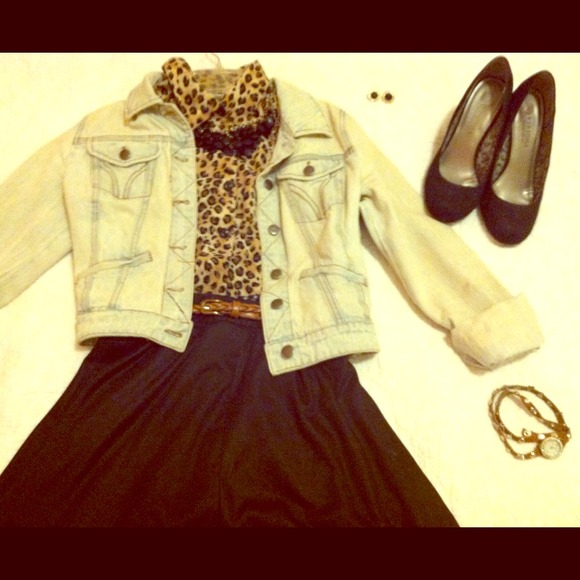 Acid wash denim jacket