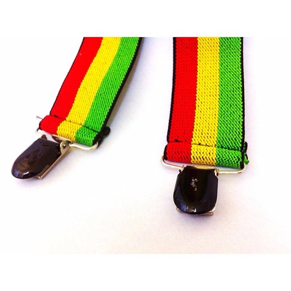 ✨SOLD! Rasta Suspenders! - Picture 4 of 4