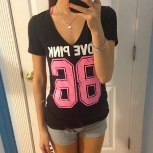 Victorias Secret PINK XS v-neck t shirt