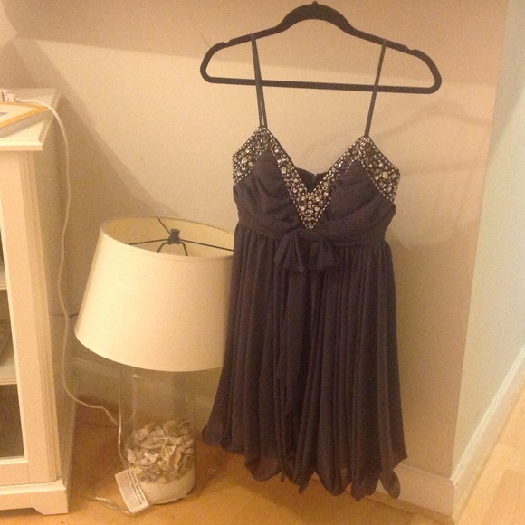 Dark Grey FRENCH CONNECTION cocktail dress