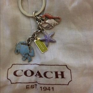 Coach Beach Keychain