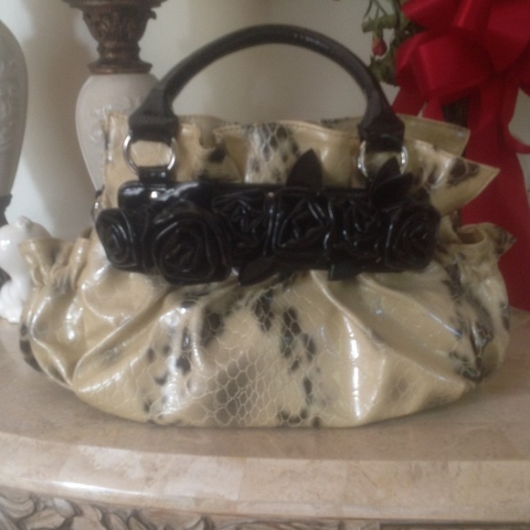 โจ๐โจ Patent leather python print bag - Picture 2 of 3