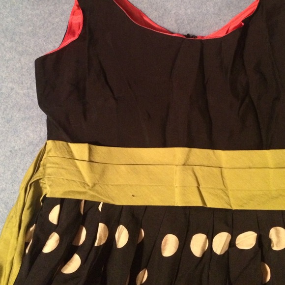 Anthropologie Dresses - Corey Lynn Calter "Slice of Lime" Polka dot Dress Anthropologie Dresses - Corey Lynn Calter "Slice of Lime" Polka dot Dress