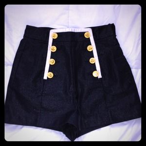 High Waisted retro style shorts