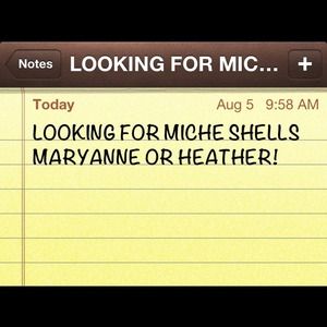 ISO Maryanne or heather shells