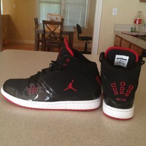 Red, Black, White Nike Jordan Flights