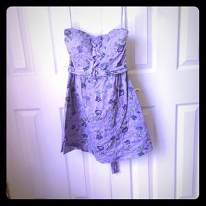 Floral strapless sundress
