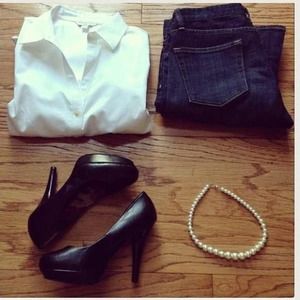 Jeans and leg warmers bundle