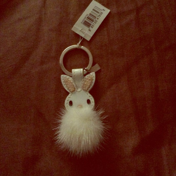 Coach bunny keychain