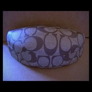 Coach large sunglasses case