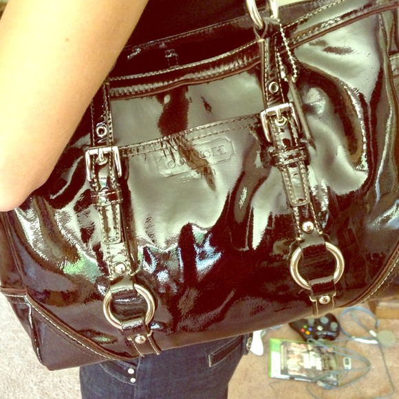 Leather coach purse!