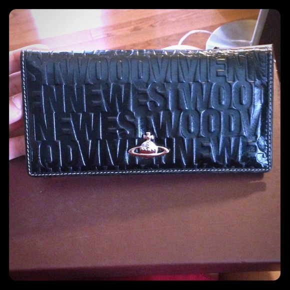Vivienne Westwood black wallet- purchased in Italy