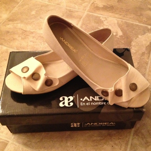 5.5 Brand new In the box Andrea flats