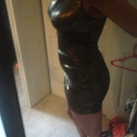 Metallic dress