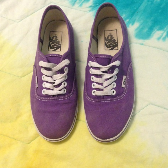 Purple Vans Size 7.5