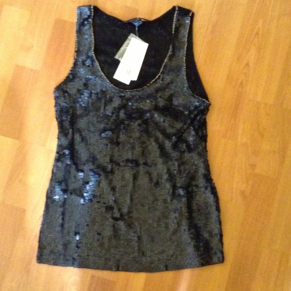 French Connection Sequin top