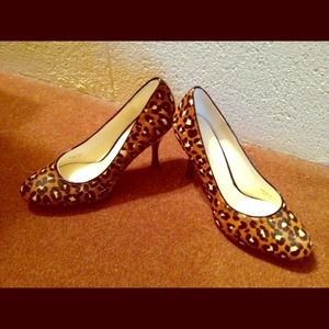 animal print pumps via spiga size 7.5